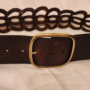 Vintage Leather Belt - Australia